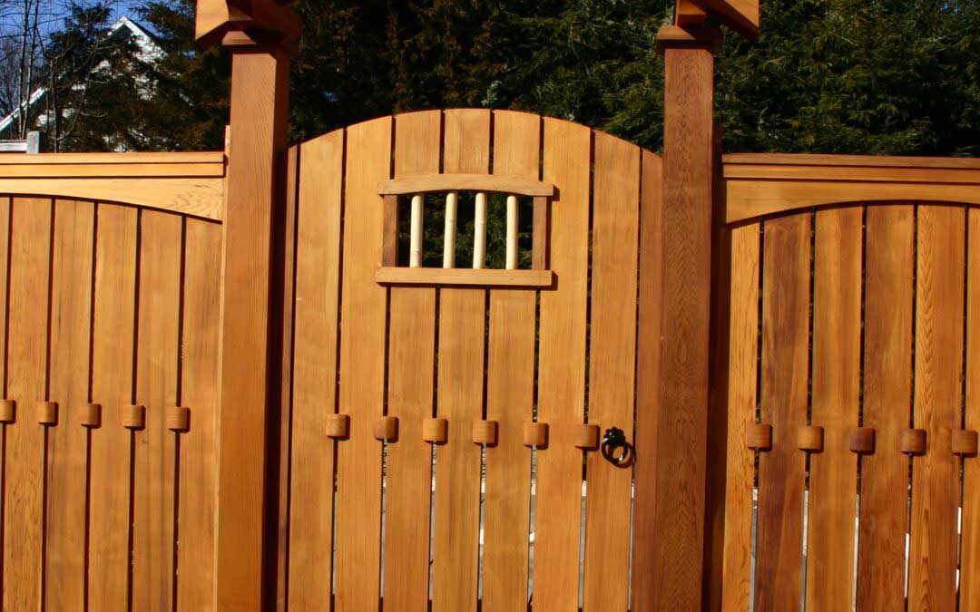 Asian Style Gate, with Bamboo No. CG3