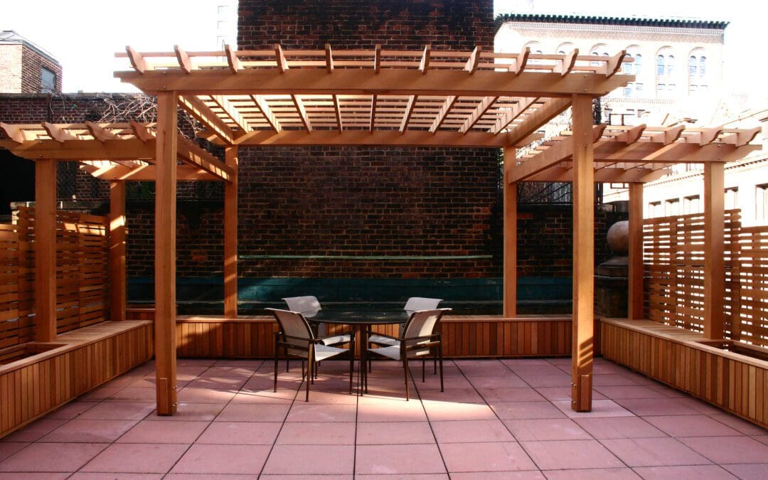 Large Rooftop Pergola and Planters No. RP5